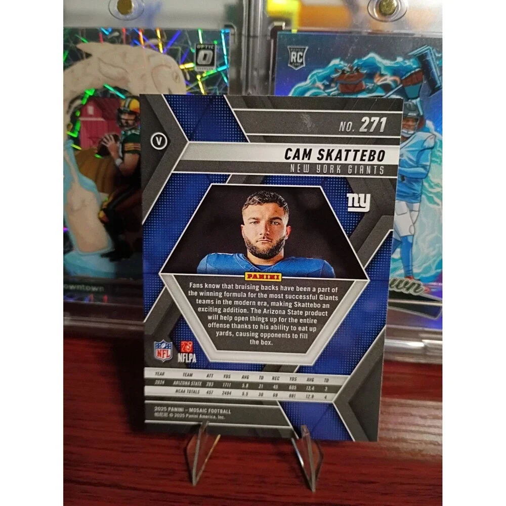2025 Panini Mosaic - Rookie Variations Cam Skattebo #271 (RC)
